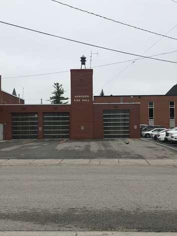 The Hanover fire hall is located in the downtown area behind the town hall. (Blackburnnews.com stock photo by Brent Tremble)