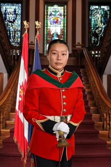 2nd Lieutenant Ruby Ernest of Listowel cOntario, who graduated from the Royal Military College of Canada. (Provided by Capt. Jonathan Farlam, Public Affairs Officer, Royal Military College of Canada)