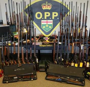 Wellington OPP recover 55 stolen guns