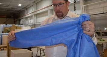 Harbour Technologies surgical gowns. Photo via Harbour Technologies. May 10, 2021
