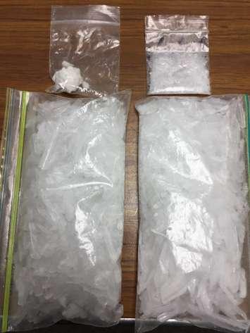 Crystal meth related to drug trafficking investigation in Perth County