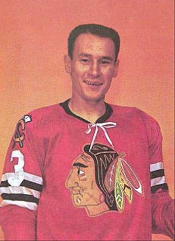 Pierre Pilote (Hockey card image courtesy of Wikipedia)