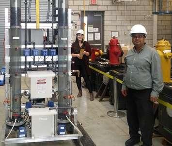 Pilot Testing in the Technology Demonstration Facility at the Walkerton Clean Water Centre. (photo submitted) 