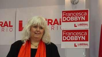 Bruce Grey Owen Sound Liberal Candidate Francesca Dobbyn (Photo by Kirk Scott)