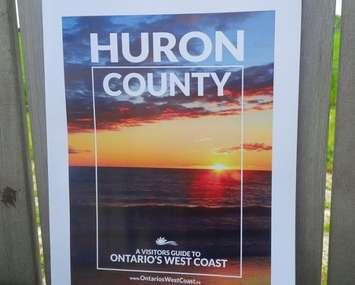 Huron County tourism poster (Photo by Bob Montgomery)
