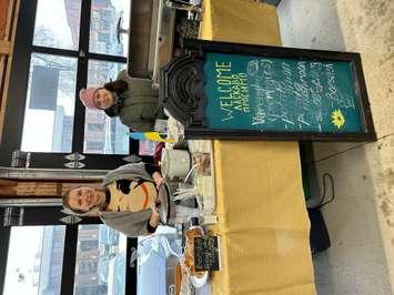Newcomers set up at Owen Sound Farmers Market thanks to help from Grey Bruce Settlement and Language Services.
Photo from Grey Bruce Settlement and Language Services 
