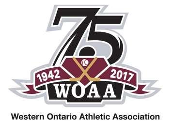 WOAA 75th Anniversary Logo.