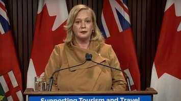 Minister of Heritage, Tourism, Sport, and Culture, Lisa MacLeod announces funding for tourism businesses.