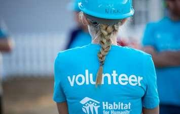 Habitat For Humanity volunteer. (Photo by Habitat For Humanity)