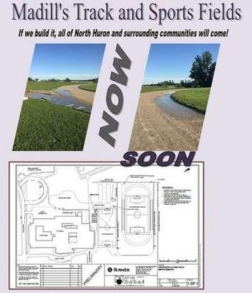 The track and sports fields that are being proposed by the Building Bridges committee in North Huron.