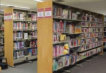 Library. (BlackburnNews.com photo by Maureen Revait) 