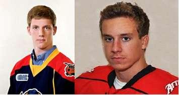 Daniel Deckoning(left) and Kurtis MacDermid have had a strong start to the year with the Erie Otters. (Photos from OHL)