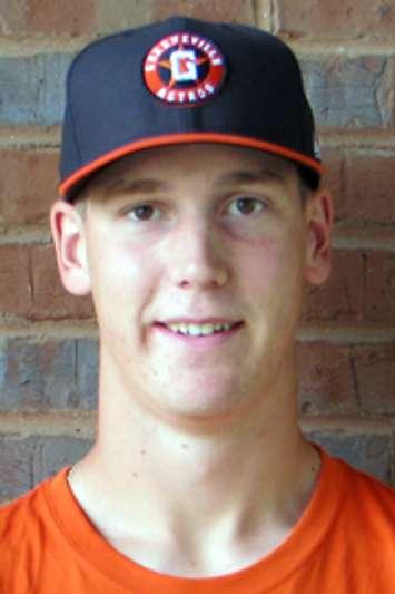 Goderich born Brock Dykxhoorn spent the 2014 season with the Greeneville Astros (Photo from Greeneville Astros)
