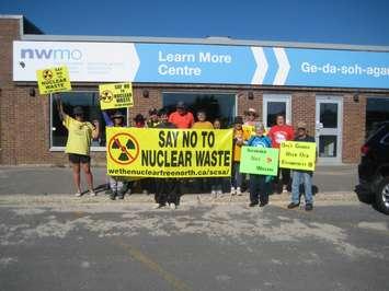 third annual Walk Against Nuclear Waste in Ignace