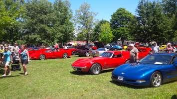 Successful Vette Show in Bayfield. Photo by Bob Montgomery.